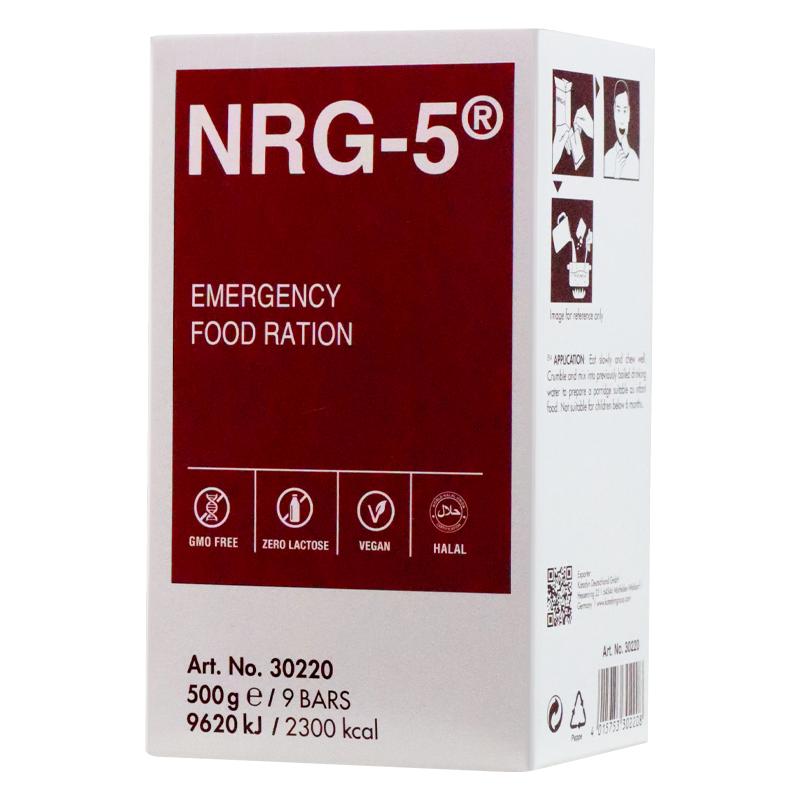 德国NRG-5压缩饼干末日生存干粮储备应急救灾代餐食品20年保质期