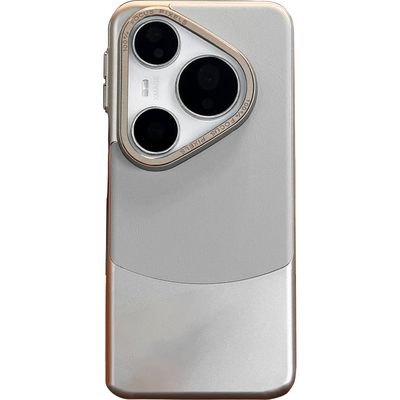 【拼接皮纹】肤感防指纹手机壳