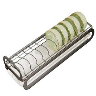 厨房抽拉碗碟架抽拉橱柜内拉篮碗架抽屉式放碗盘子收纳沥水置物架