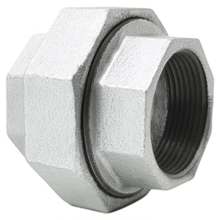 活接接头水管活接头内外丝6镀锌自来对丝活结内丝外丝六4分铁油任