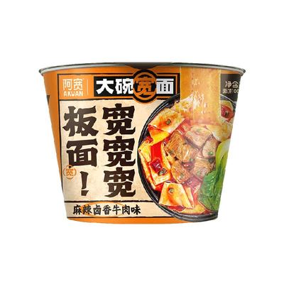 阿宽麻辣卤香牛肉味大碗宽面碗装