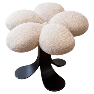 家用圆凳卧室轻奢高级化妆凳主卧梳妆凳椅子简约衣帽间梳妆台凳子