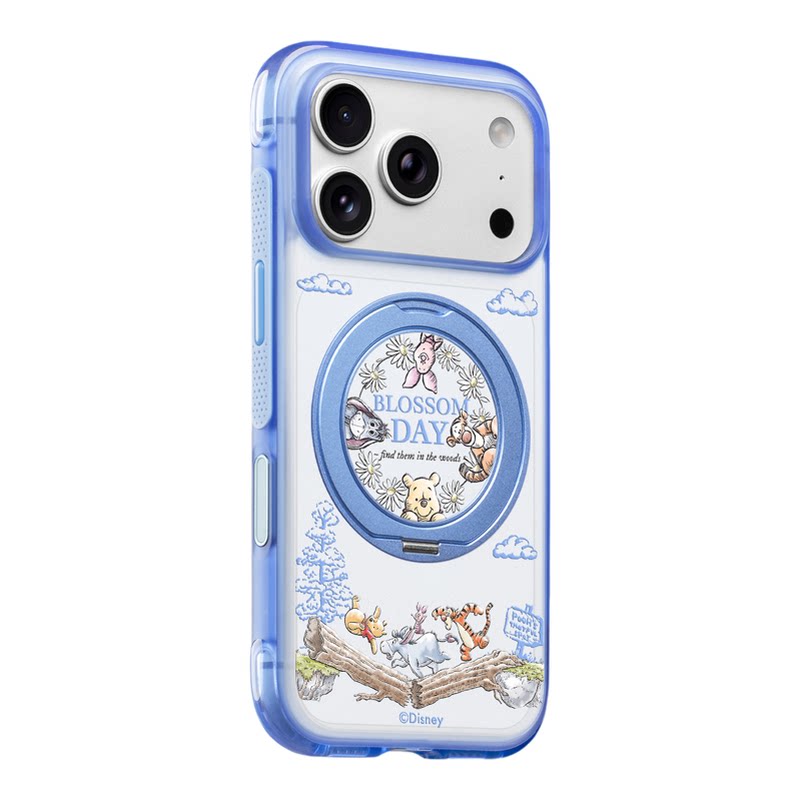 benefit小熊维尼和伙伴们支点壳18pro适用于iphone17promax磁吸手机壳旋转支架苹果16PROMAX新款15pro气囊16p
