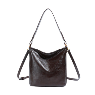 美拉德包包女新款时尚百搭单肩斜挎包高级感复古水桶包通勤托特包