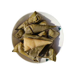 洪湖清水粽湖北白米粽白水粽子小粽子原味早餐粽手工迷你纯糯米粽