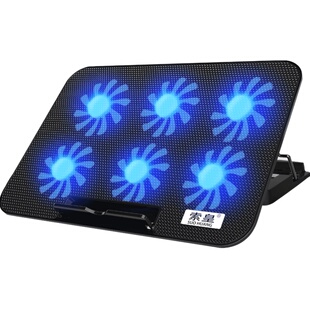 索皇笔记本散热器底座游戏本增高支架垫板14寸15.6寸手提电脑排风扇水冷静音适用于苹果惠普联想戴尔华硕