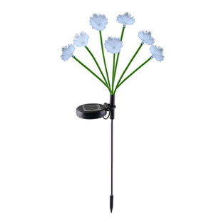 太阳能户外灯庭院造景地插草坪灯家用花园阳台氛围装饰光纤樱花灯