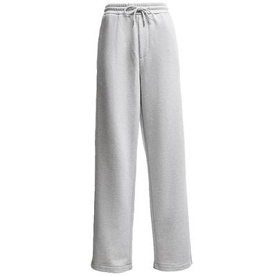 SEASONHIGH秋季款男士休闲裤阔腿裤立体剪裁毛圈内里拼接长裤男款