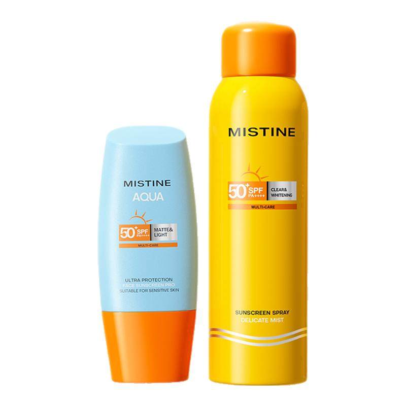Mistine防晒霜喷雾50倍防紫外线蜜丝婷官方旗舰店正品蜜思婷泰版