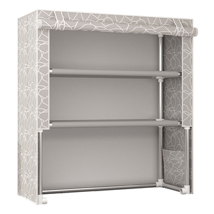 新款床上布衣柜宿舍大学生多层收纳寝室上下铺床头收纳柜置物架