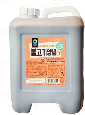 韩国进口清净园肉酱牛排10kg大桶
