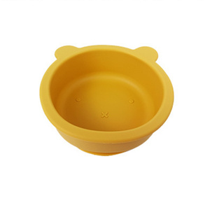 宝宝辅食碗儿童学吃饭训练餐具一体式硅胶防烫防摔婴儿专用吸盘碗