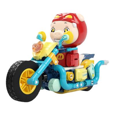 JAKI佳奇正版猪猪侠萌车积木