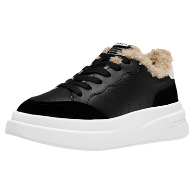 增高保暖小白鞋休闲厚底