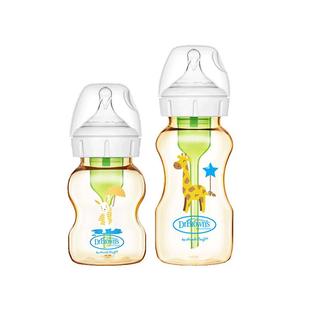 布朗博士 奶瓶PPSU宽口150ml/270ml宝宝防摔新生儿防胀气奶瓶