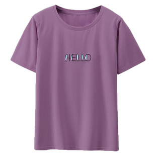 韩版速干t恤女短袖夏季2024年新款休闲百搭修身显瘦薄款打底上衣