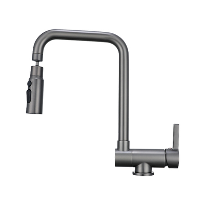 卡煦全铜厨房窗边可折叠式水龙头