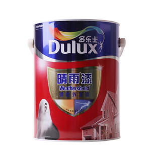 多乐士晴雨漆弹性外墙漆乳胶漆墙面漆耐候家用室内家用环保涂料