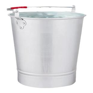 特厚铝水桶家用手提蓄水桶圆形洗澡桶泡脚桶户外便携式大容量铝桶