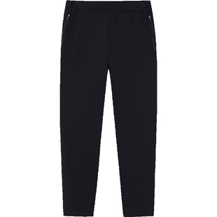 安踏冠军型动裤针织长裤男士加绒运动休闲裤商务通勤裤子男裤冬季