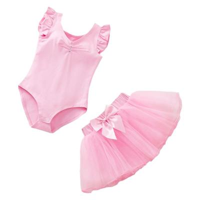 儿童舞蹈服女童短袖两件套中国舞