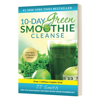 英文原版 10 Day Green Smoothie Cleanse 10天绿色奶昔清洁 英文版 进口英语原版书籍
