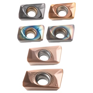 数控铣刀片加工中心小孔径铣刀杆刀片JDMT070204/208R刀粒R钨钢