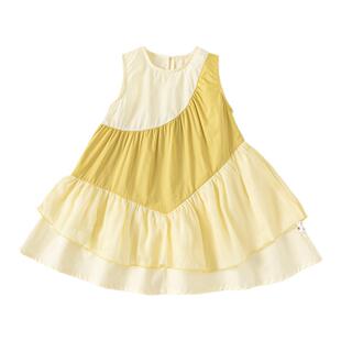 INSbobo女童夏装2026夏季新款连衣裙女孩洋气公主裙儿童好看裙子