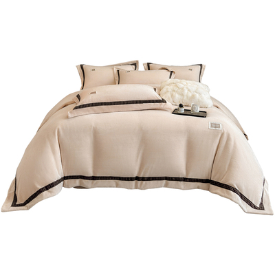 轻奢冬季加厚双面牛奶绒四件套