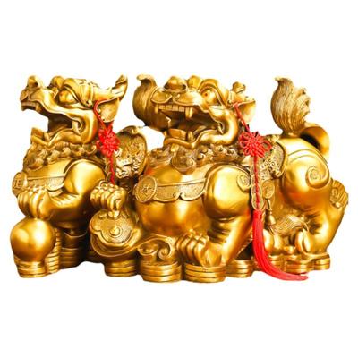 黄铜貔貅招财摆件客厅工艺品礼品