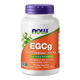 3件装NOWfoods诺奥EGCg绿茶提取物儿茶素茶多酚胶囊精华400mg90粒