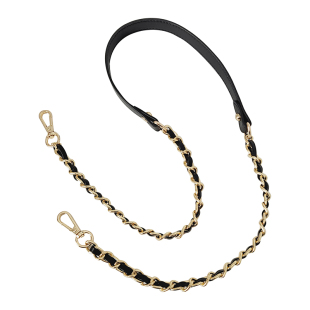 小香包包链条黑色穿皮链子减压肩带配件单买高档替换单肩斜跨包带