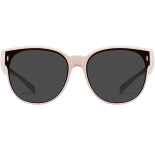 粉框墨镜套镜女款可套近视眼镜防紫外线偏光开车专用外配太阳眼镜