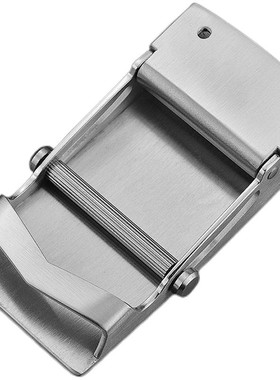 304不锈钢滚轴皮带扣头配件老式滚轴皮带头腰带扣头无牙自动扣头