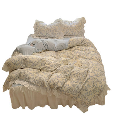 法式浪漫公主风韩式花边四件套