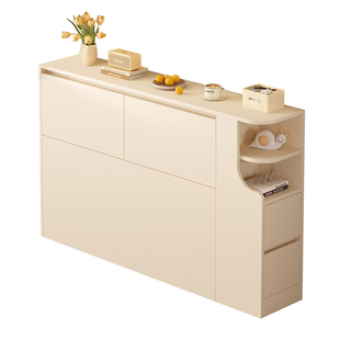 夹缝床头柜床尾柜置物柜长条储物柜卧室缝隙床边收纳窄柜定制F104