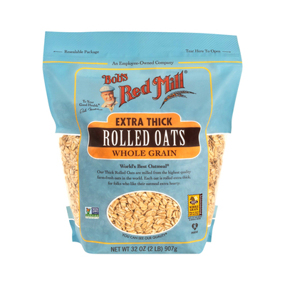 鲍勃红磨坊美国进口特厚纯燕麦片