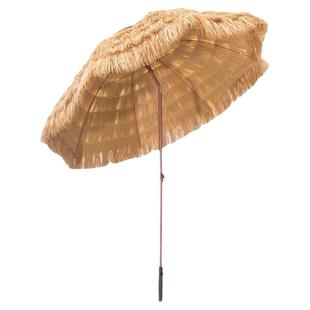 摆摊遮阳伞仿真稻草伞餐馆火锅店庭防水防晒户外茅草伞围炉煮茶伞