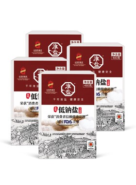 淮盐未加碘低钠盐家用食用盐岩盐
