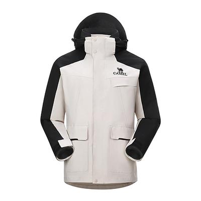 户外骆驼三合一工装冲锋衣