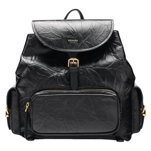 红谷包包女2026新款真皮双肩包女士时尚大容量通勤背包休闲旅行包