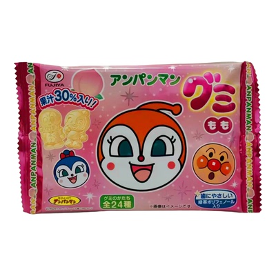 进口日本不二家桃子味软19g袋装