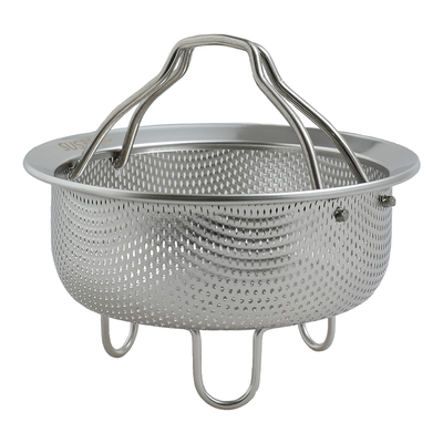 舍里316不锈钢带孔万能蒸笼架