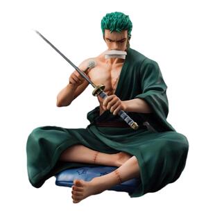 海贼王手办POP坐姿索隆罗罗诺亚限定版路飞艾斯罗动漫周边儿童玩