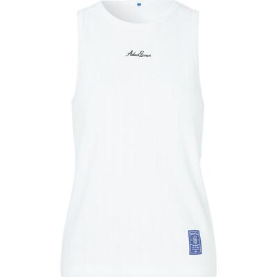 Ader Error 春夏女刺绣品牌标志棉质纯色混纺坦克背心