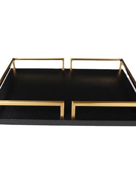 客厅茶几装饰摆件花艺托盘