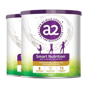 [官方旗舰]a2紫聪聪儿童成长营养奶粉进口学生青少年4-12岁750g*2