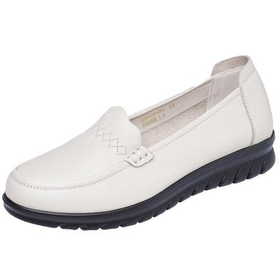 老人头断码清仓女单鞋休闲真皮