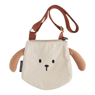 三色补丁布丁狗挎包女2025秋新原创设计可爱单肩包包卡通斜挎包