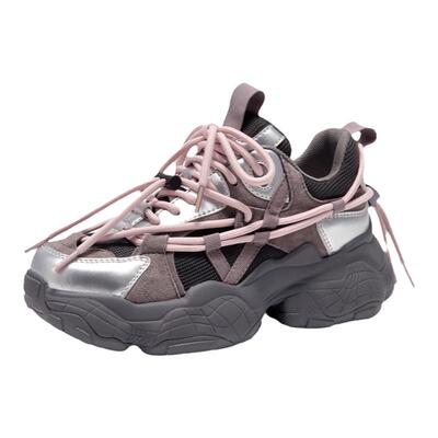 BeauToday厚底增高老爹鞋